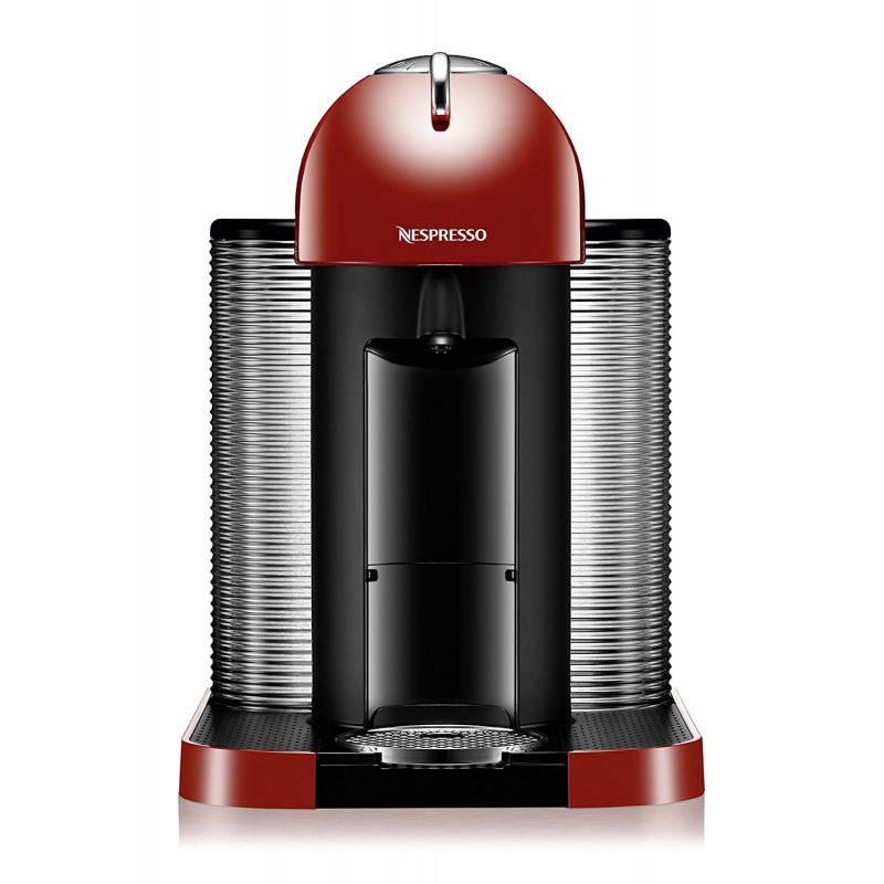 Nespresso Vertuo Coffee and Espresso Machine Bundle with Aeroccino Milk Frother, Red 